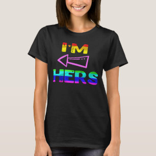レズビアン・カップル私は彼女が私のLGBTと一致する彼女の夫である Tシャツ
