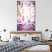 レズビアン・ディヴァ キャンバスプリント (インサイチュ (寝室))