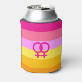 レズビアン・ドーン・プライド WLW 缶クーラー (缶裏面)