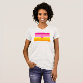 レズビアン・ドーン・プライド WLW Tシャツ (正面フル)