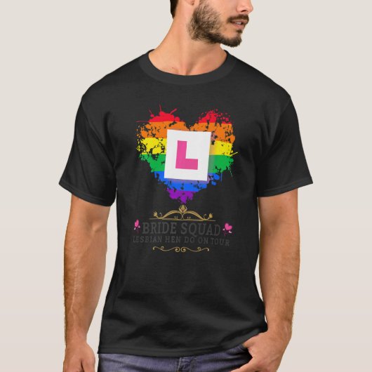 レズビアン ハン ドゥ 衣装 女性 & グループ ハン ナイト Tシャツ (正面)