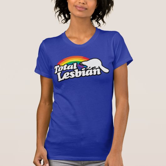 レズビアン ビーバー トータル Tシャツ (正面)