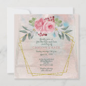 レズビアン・フェアズと彼女のピンクのバラと金ゴールド (正面)