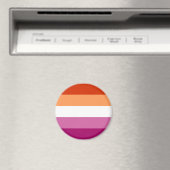レズビアン フラグ LGBT マグネット (インサイチュ (食洗機))