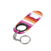 レズビアン フラッグ キーホルダー栓抜き (裏面アングル)