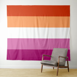 レズビアン フラッグ 特大 LGBT タペストリー