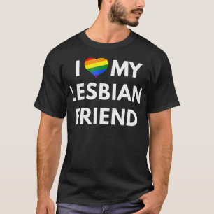 『レズビアン·フレンド·Tシャツが大好き- LGBTプライド』 Tシャツ