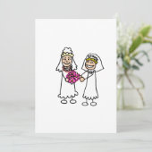 レズビアン·ブライド·イン·ラブ 招待状 (スタンド正面)