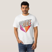 レズビアン・プライド・バースト Tシャツ (正面フル)