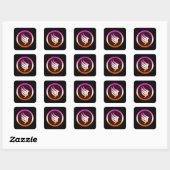 レズビアン・プライド パラゴン Mass Effect アイコン スクエアシール (シート)