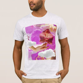 レズビアン プライド ピンク オーキッド エステティック サップフィック WLW Tシャツ