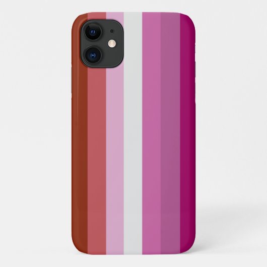 レズビアン・プライド・フラッグ(オリジナル) Case-Mate iPhoneケース (裏面)
