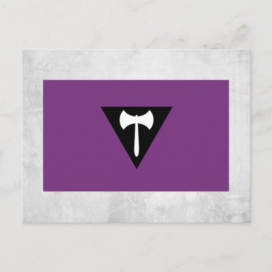 レズビアン・プライド・フラッグ ポストカード (正面)