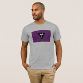 レズビアン・プライド・フラッグ Tシャツ (正面フル)