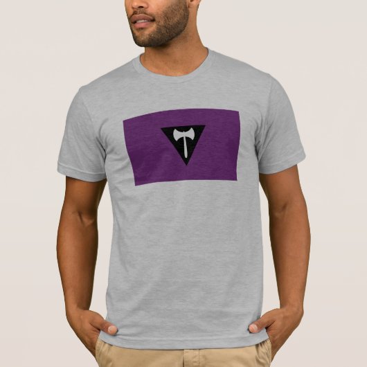 レズビアン・プライド・フラッグ Tシャツ (正面)