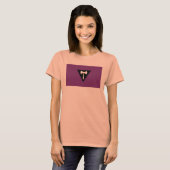 レズビアン・プライド・フラッグ Tシャツ (正面フル)