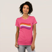 レズビアン・プライド Tシャツ (正面フル)