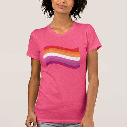 レズビアン・プライド Tシャツ (正面)