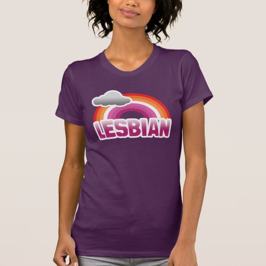 レズビアン・プライド Tシャツ (正面)