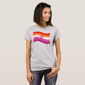 レズビアン・プライドTシャツ Tシャツ (正面フル)