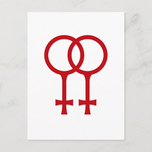 レズビアン ポストカード (正面)