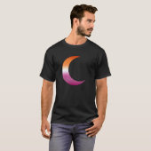 レズビアン・ムーン・プルオーバー(控えめデザイン) Tシャツ (正面フル)