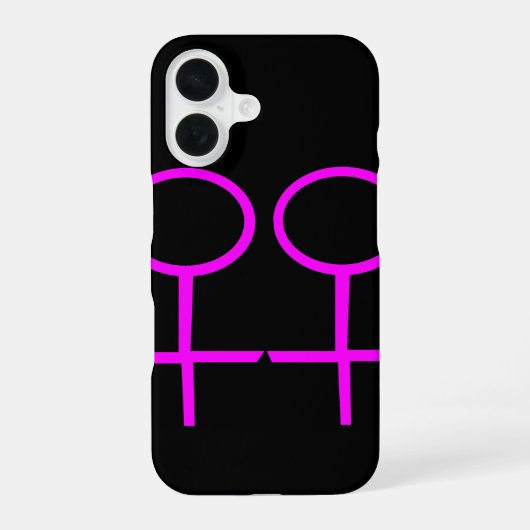 レズビアン・ラバーズ iPhone 16ケース (裏面)