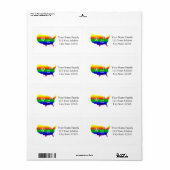 レズビアン・ラブが勝利 ラベル (フルシート)