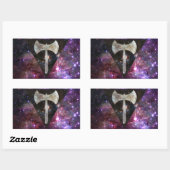 レズビアン・ラブリー星雲の国旗のシール 長方形シール (シート)