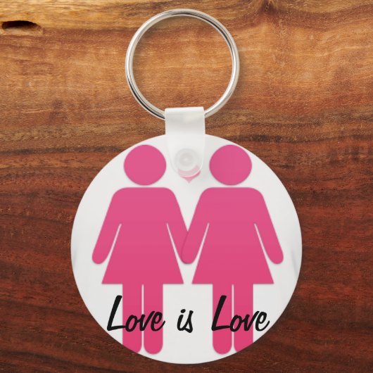 レズビアン・ラブ キーホルダー (正面)