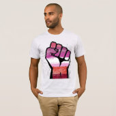 レズビアン+レジスタンス Tシャツ (正面フル)