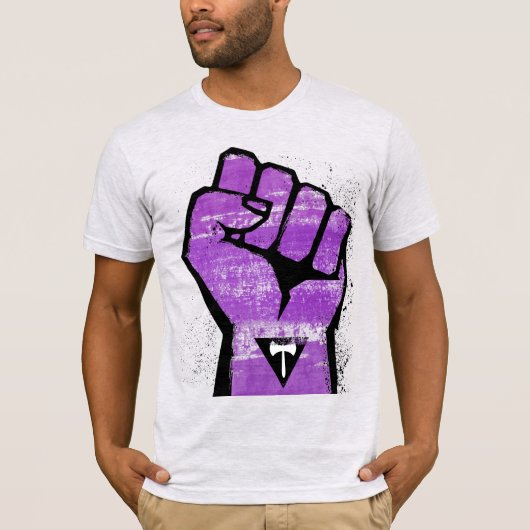 レズビアン+レジスタンス Tシャツ (正面)
