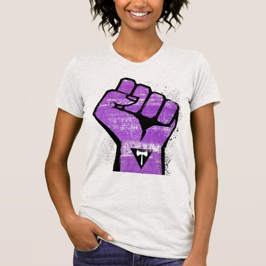 レズビアン+レジスタンス Tシャツ (正面)