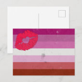 レズビアン（口紅） ポストカード (正面/裏面)