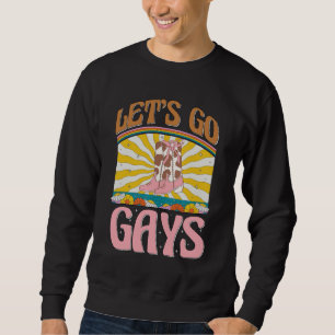 レズビアン LGBTプライド カウガールブーツ レズビアン レディース スウェットシャツ