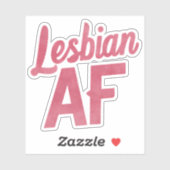 レズビアンAFフラワーLGBTプライドゲイラブパレード シール (シート)