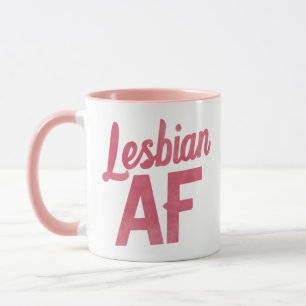 レズビアンAFフラワーLGBTプライドゲイラブパレード マグカップ