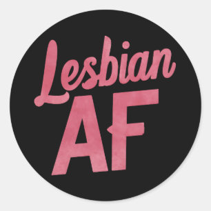 レズビアンAFフラワーLGBTプライドマーチゲイラブパレード ラウンドシール