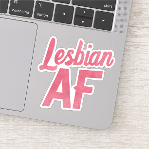 レズビアンAFフラワーLGBTプライド・パレードゲイラブ シール