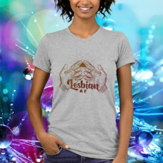 レズビアンAF マジックハンド Tシャツ
