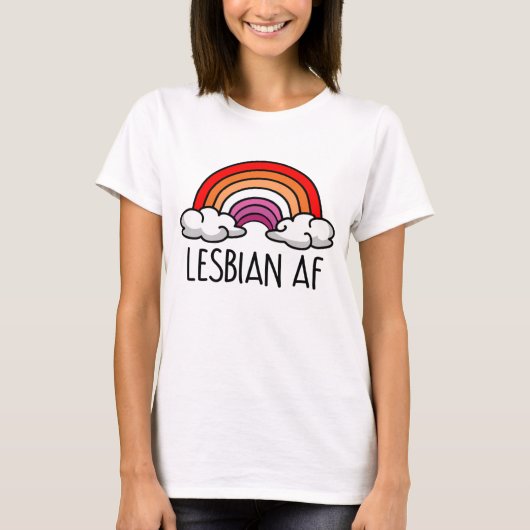 レズビアンAF Tシャツ (正面)