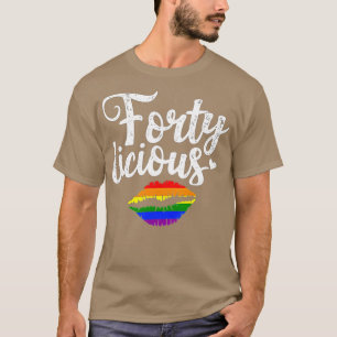レズビアンLGBフォルチリシウゲイ40歳の誕生日プレゼント Tシャツ