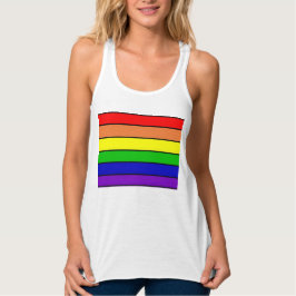 レズビアンLGBTプライドレインボー タンクトップ