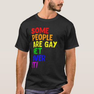 レズビアンLgbt何人かの人々はゲイプライドレインボーSup Tシャツ