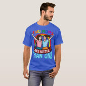 レズビアンLGBTQフェミニズムのレズビアン主義 Tシャツ (正面フル)