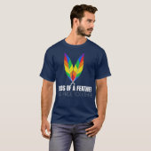 レズビアンLGBTQフェミニズムのレズビアン主義 Tシャツ (正面フル)