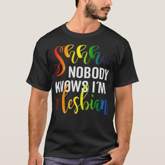 レズビアンLGBTQプライド  Tシャツ (正面)