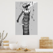 レズボムデビルチェーンソーマンマンガ ポスター (キッチン)