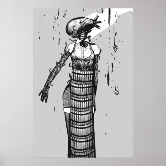 レズボムデビルチェーンソーマンマンガ ポスター (正面)