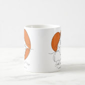 レズミニマルビアンキスラインアーパーソナライズされたト コーヒーマグカップ (中央)